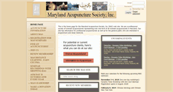 Desktop Screenshot of maryland-acupuncture.org